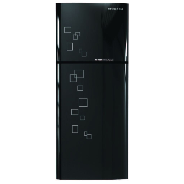 FNT-BR470KGB ثلاجة ميكانيكال زجاج أسود
